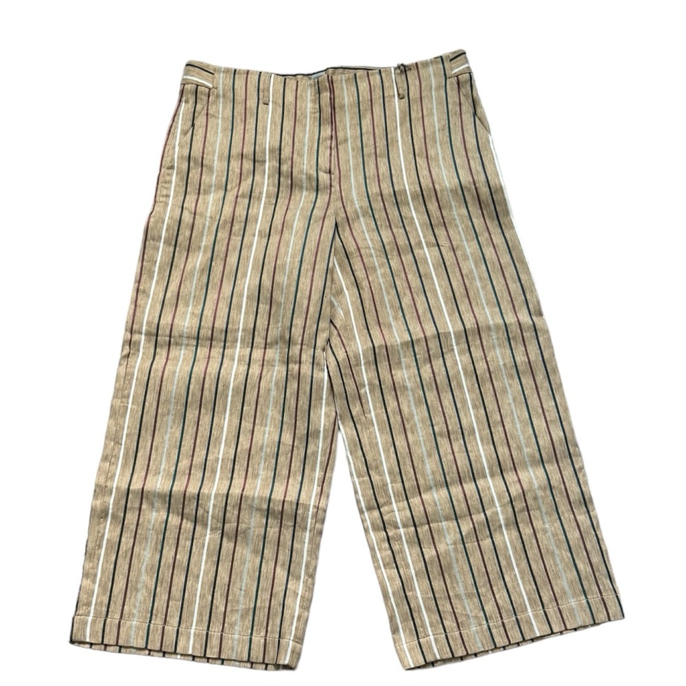 Eleventy Sabbia Striped Trouser Pant New
